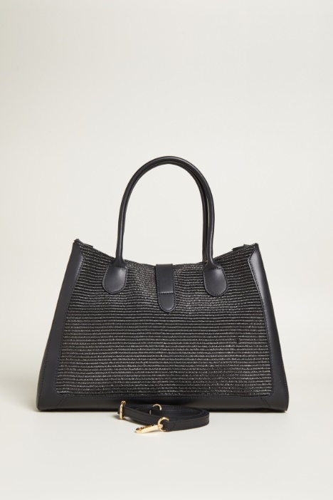 Shopper effetto rafia