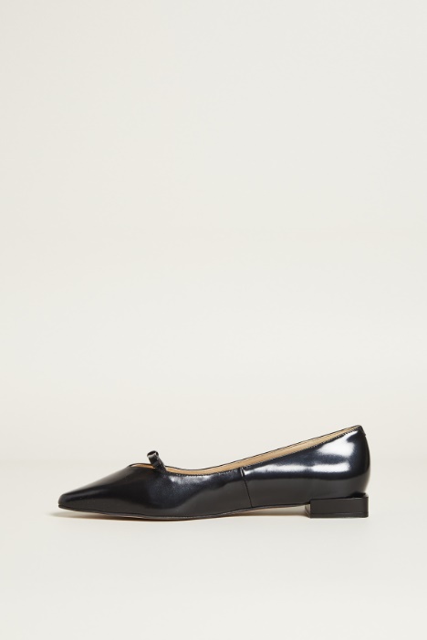 Ballerine con tacco squadrato