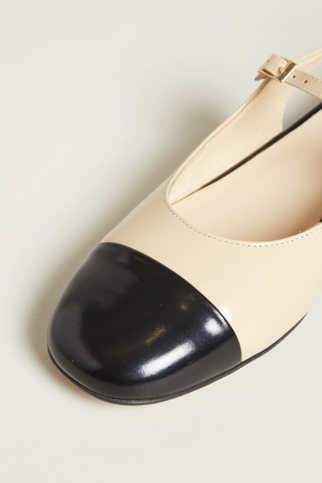 Slingback con punta a contrasto Intrend - 3
