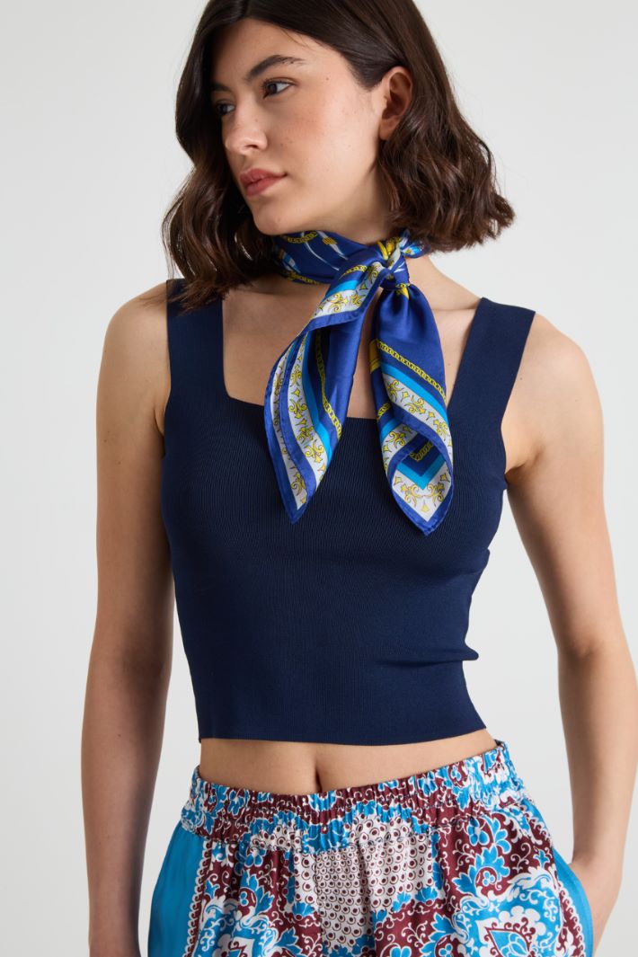 Foulard in twill a fantasia