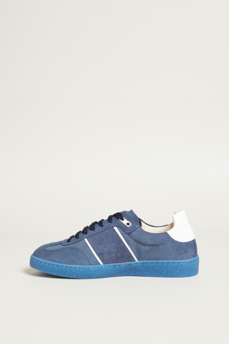 Sneakers in pelle scamosciata