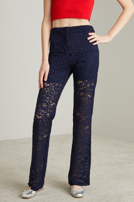 Pantaloni in pizzo