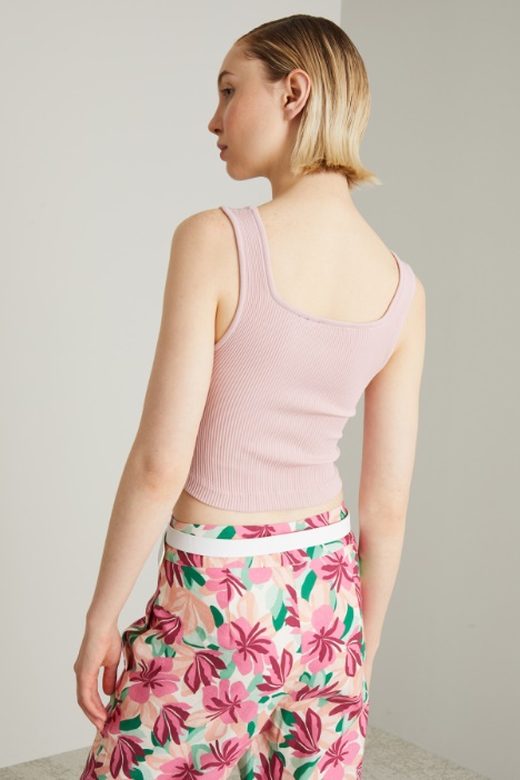 Top cropped a costine