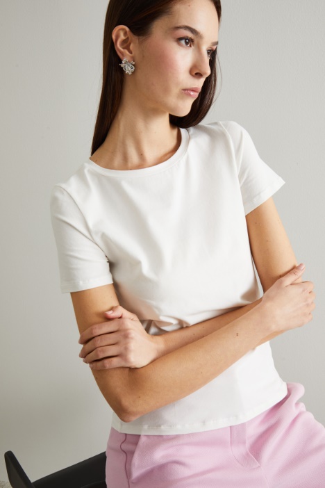 T-shirt in jersey di cotone