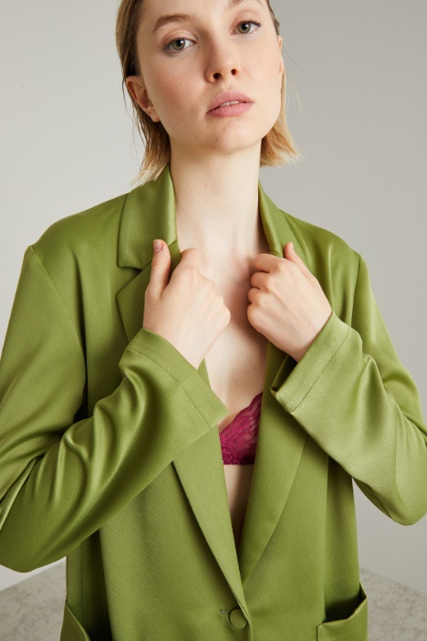 Blazer monopetto destrutturato