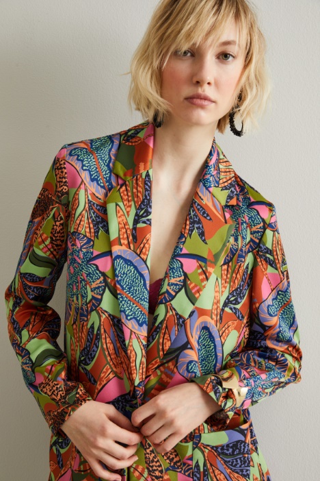 Blazer monopetto destrutturato