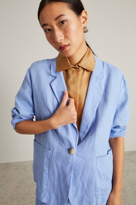 Blazer in puro lino