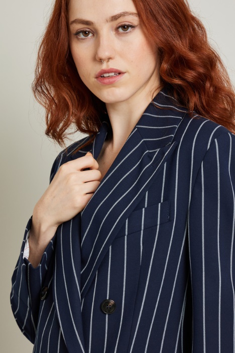 Blazer in levantina gessata