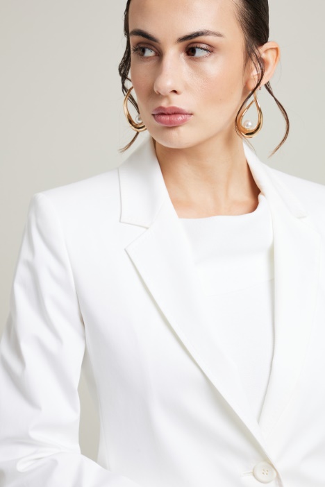 Blazer in gabardina