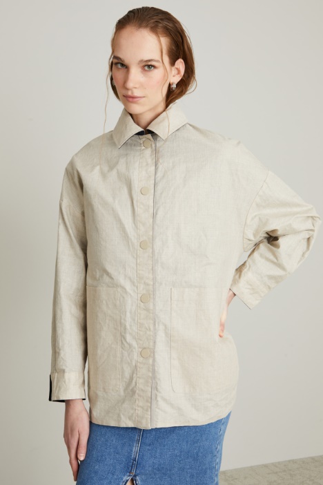 Giacca a camicia reversibile
