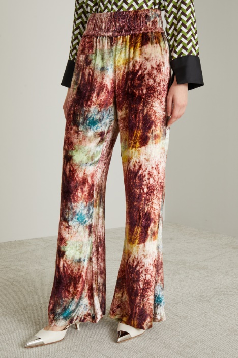 Pantaloni morbidi in ciniglia