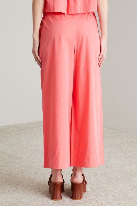 Pantaloni in popeline di cotone Intrend - 2