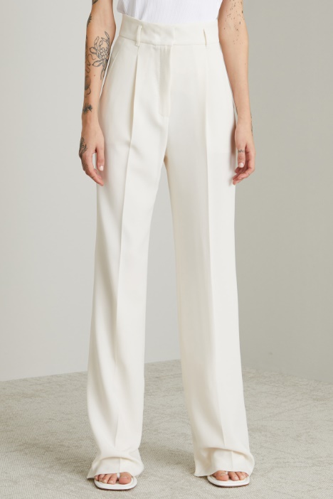 Pantalone a palazzo in cady