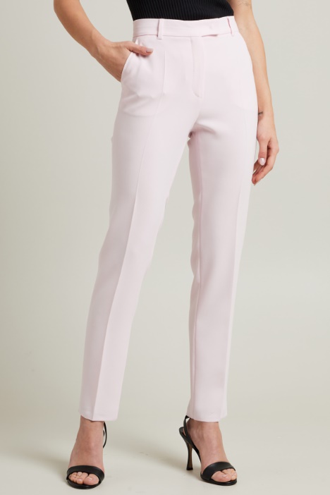 Pantaloni a sigaretta in cady