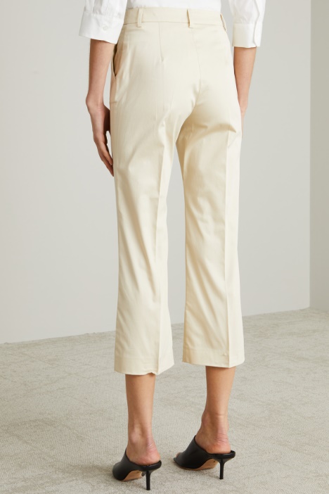 Pantaloni in raso di cotone Intrend - 2