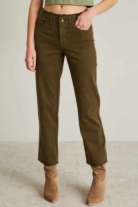 Pantaloni in cotone stretch Intrend - 2