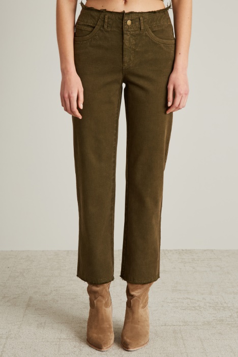 Pantaloni in cotone stretch