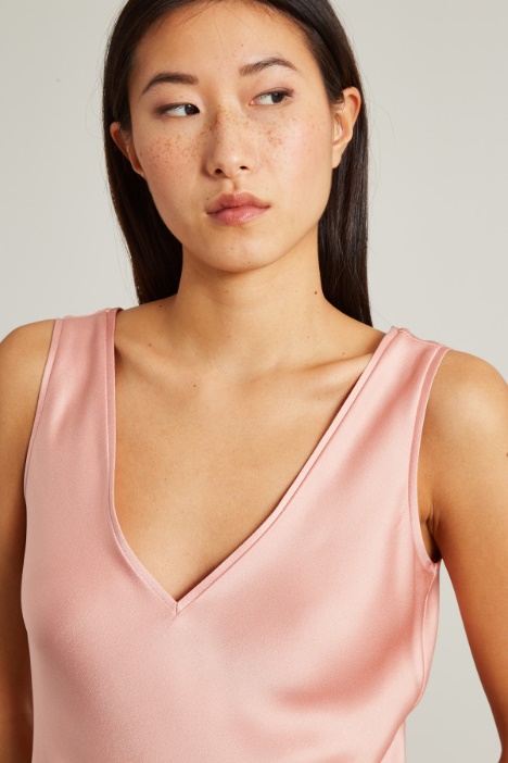 Flowing envers satin slip dress Intrend - 2