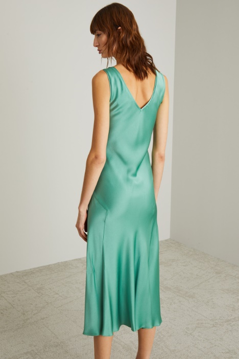 Slip dress in enver satin Intrend - 2