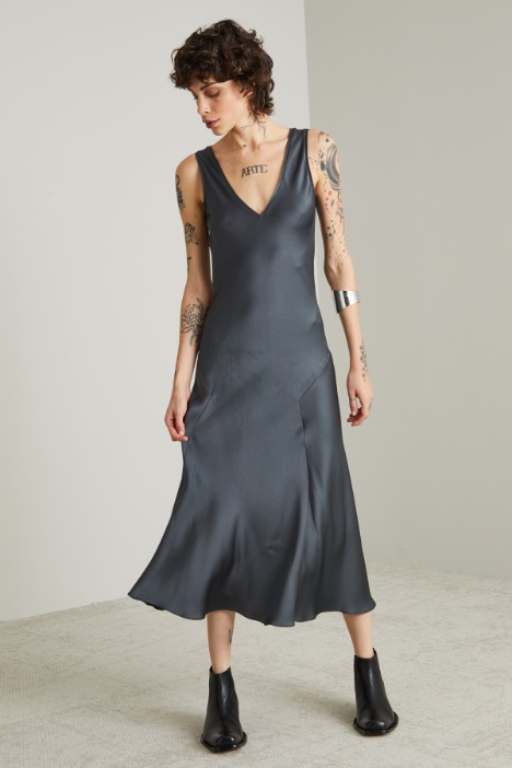 Slip dress in enver satin