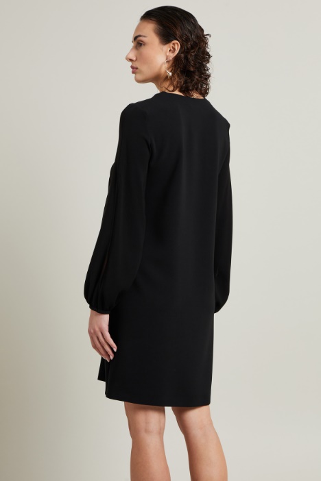 Abito in cady con zip