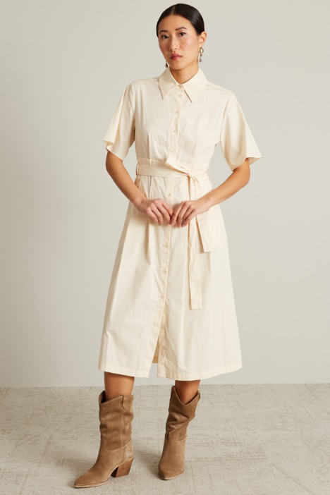 Abito chemisier in popeline