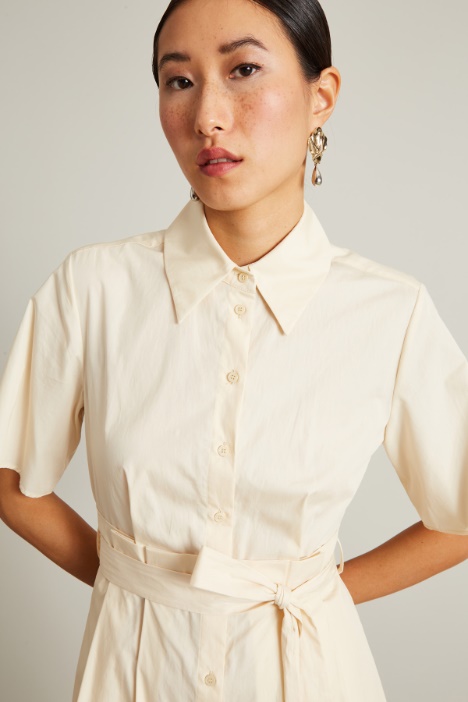 Abito chemisier in popeline