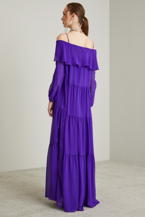 Silk maxi dress Intrend - 3