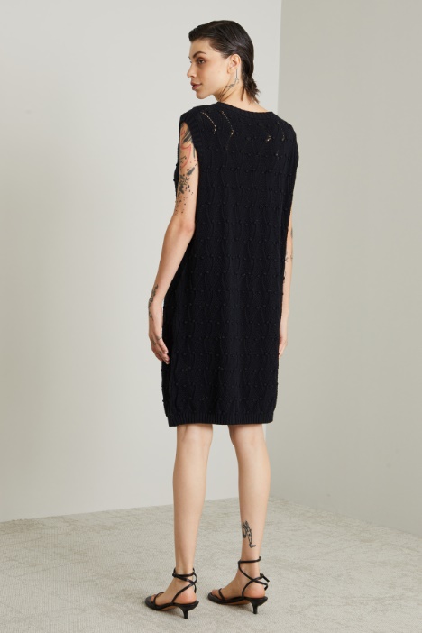 Abito smanicato in maglia Intrend - 2