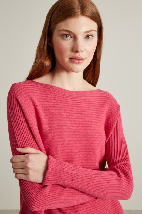 Maglia a coste orizzontali