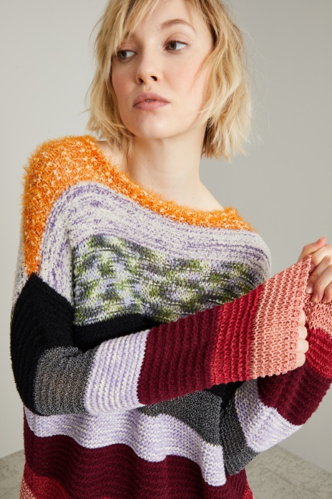 Maglia in filati misti