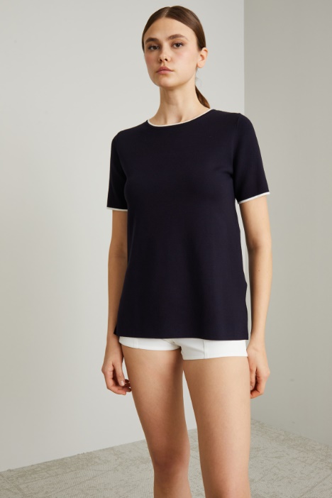 Maglia con profili a contrasto Intrend