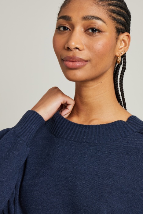 Maglia over in viscosa