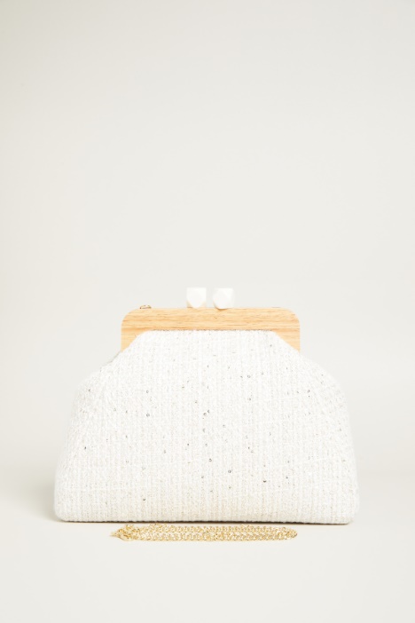 Bolso de mano maxi de bouclé