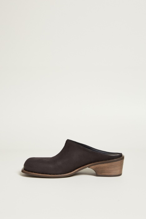 Sabot con fondo in legno