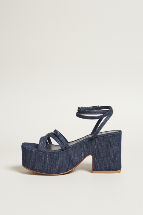 Sandali con tacco platform