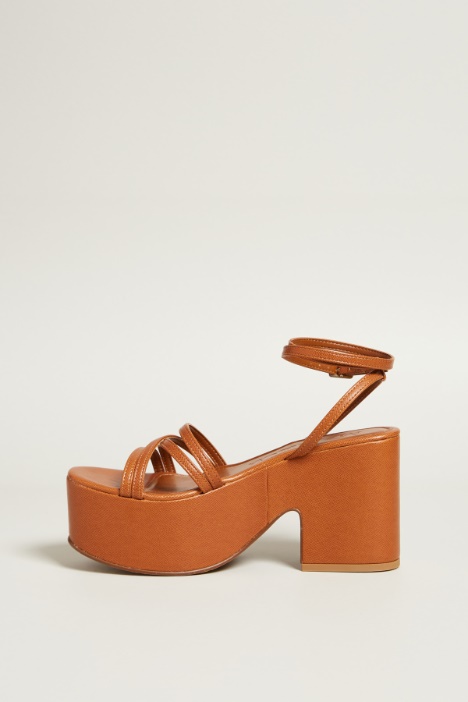 Sandali con tacco platform