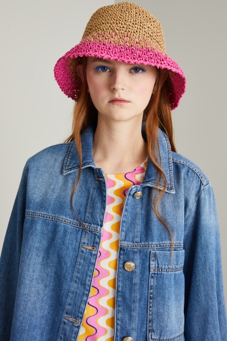Cappello in rafia
