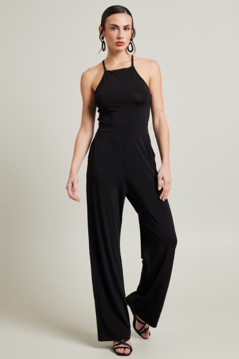 Tuta con scollo all'americana