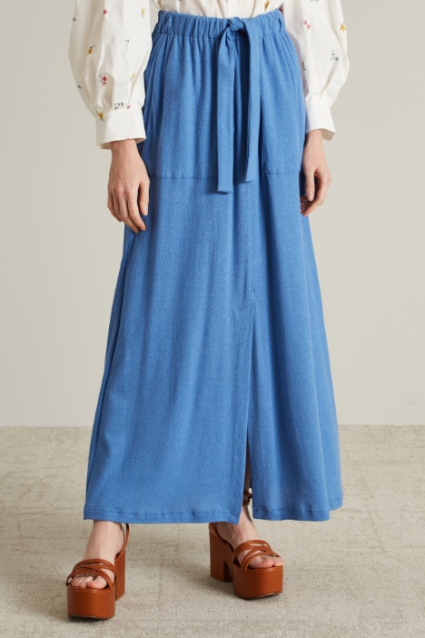 Gonna in jersey crépe