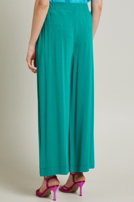 Pantaloni in jersey crépe