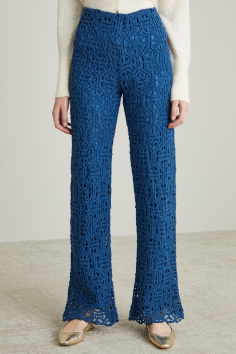 Pantaloni macramè