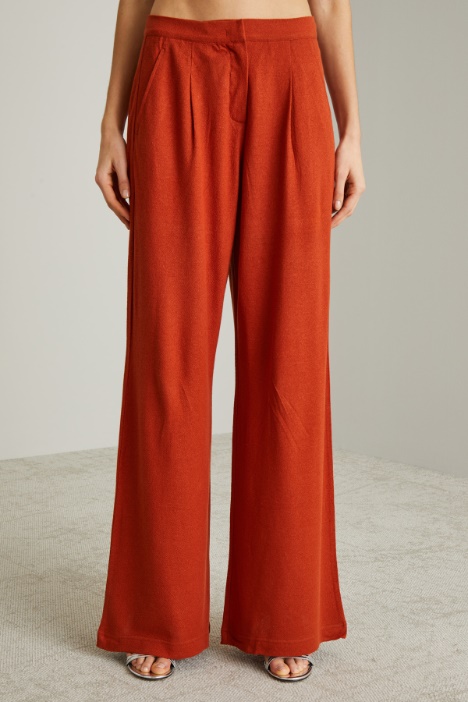 Pantalón de punto crepé