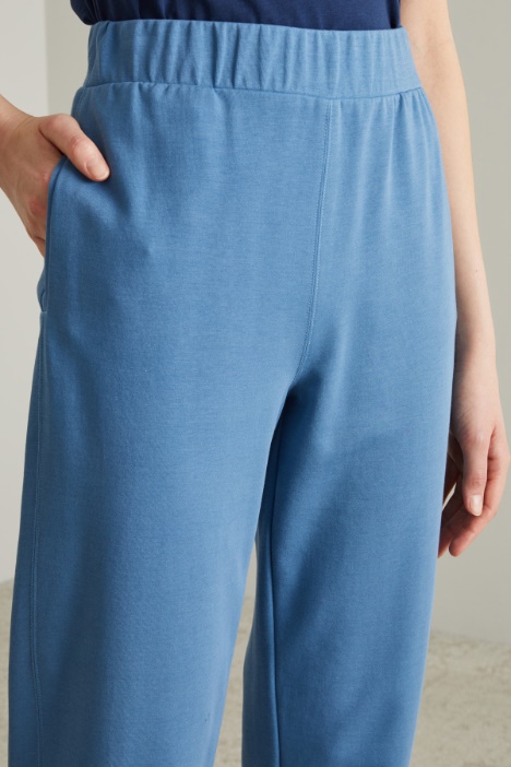 Pantalone carrot in jersey