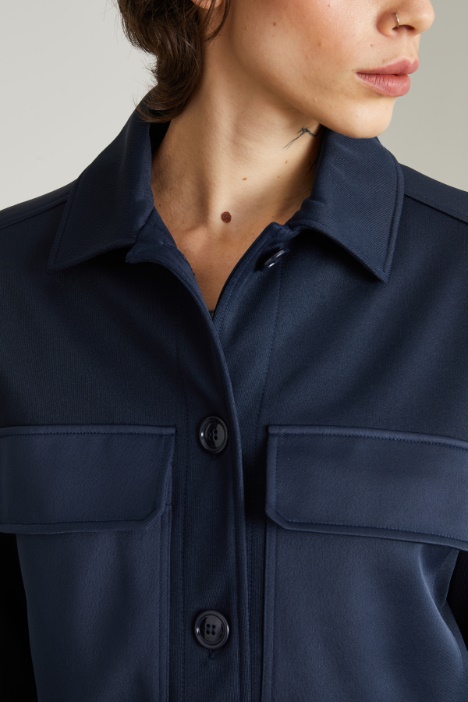 Giacca cargo in jersey