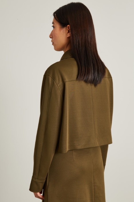 Giacca cargo in jersey