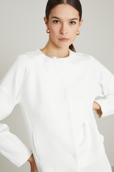 Giacca in jersey compatto