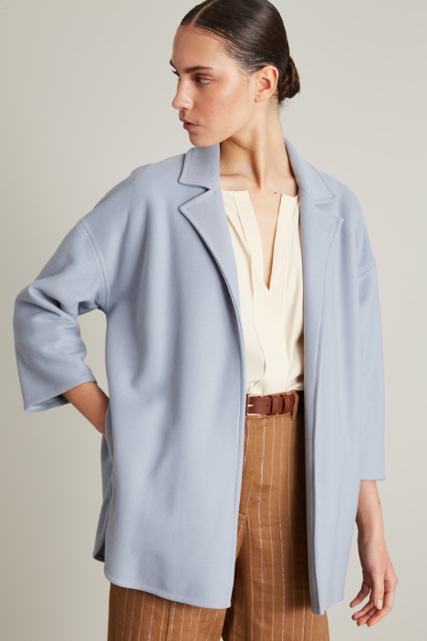 Giacca a vestaglia in jersey