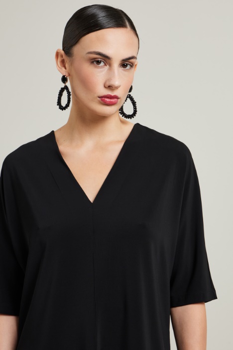 T-shirt a tunica in jersey