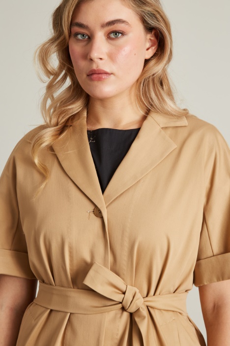 Giacca in raso di cotone